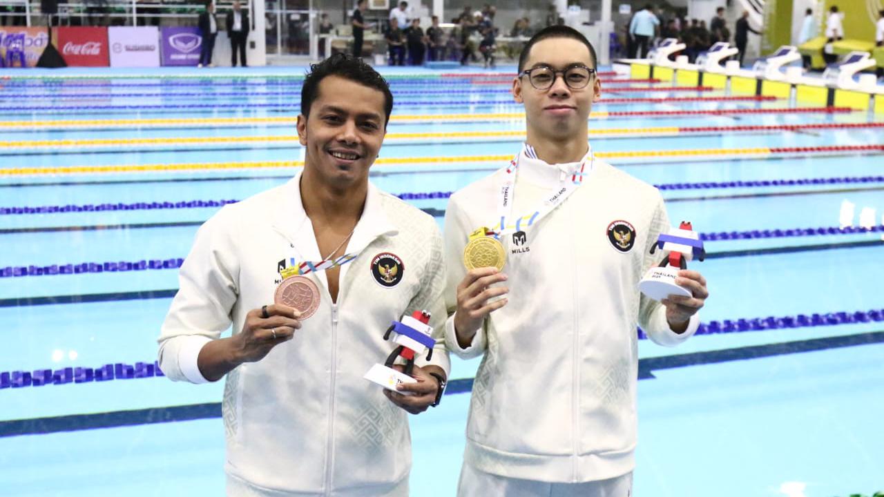 Tim Renang Indonesia Berhasil Melampaui Target Medali